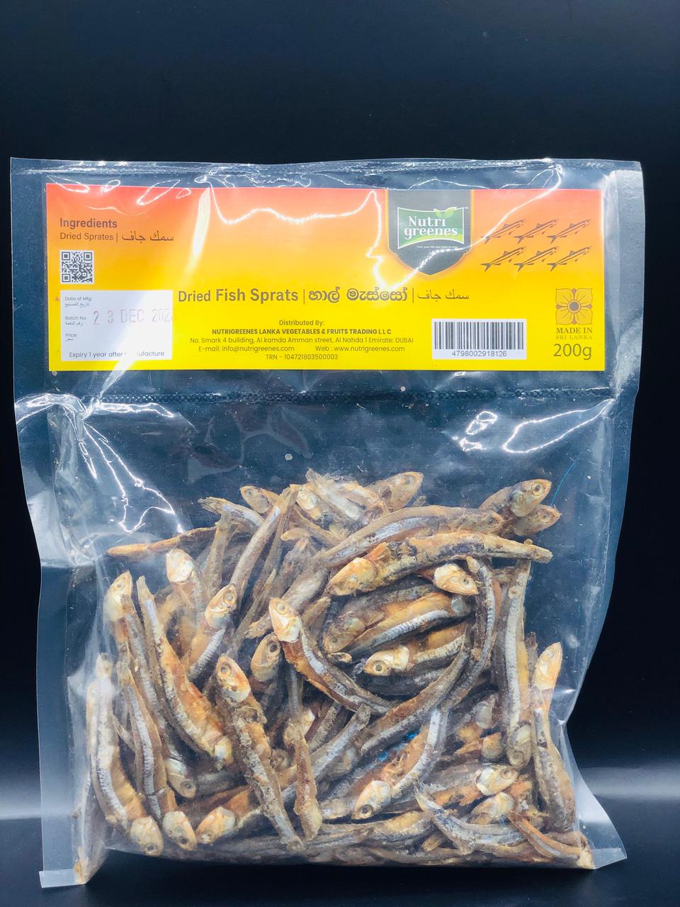 Nutrigreens Dry Fish Sprats